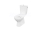 Cersanit ARTECO WC-Kombi CleanOn, spodný odpad,3/6l+WC sedátko DUR SC EO K667-075
