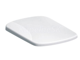 Geberit Selnova Square WC sedadlo pravouhlé, Softclose, Odnímateľné, Duroplast, Biele