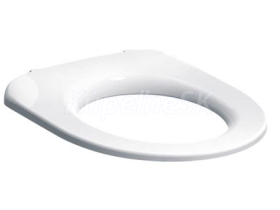 Geberit Selnova Comfort WC sedadlo Bezbariérové Bez poklopu, Duroplast, biele