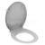 Geberit Selnova Comfort WC sedadlo Bezbariérové, Duroplast, Biele