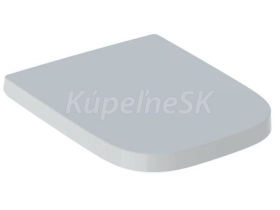 Geberit Selnova Square WC sedadlo pravouhlé, Softclose, Odnímateľné, Duroplast, Biele