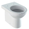 Geberit Selnova WC misa, Zadný odpad, 530x360mm, Uzavretý tvar, Biele, oblé