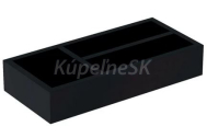 Geberit Group Priehradka do zásuvky 32,3x5,9cm, rozdelenie tvar T, láva mat.
