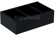 Geberit Group Priehradka do zásuvky 32,3x9,8cm, rozdelenie tvar H, láva mat.