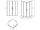 Cersanit ARTECO Štvrťkruhový sprchový kút 90x90x190cm, Chróm, Číre sklo, S157-002