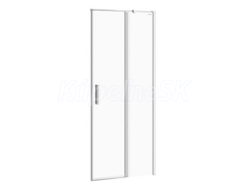 Cersanit MODUO Dvere do niky / Dvere pre sprch kút 90x195cm, Chróm Číre skl Pravé S162-006
