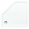 Besco BERGO Päťuholníková sprchová vanička akrylátová 90x90x6cm, biela