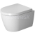 Duravit ME by Starck Toilet-set WM ME by Starck, rimlesswashd., Durafix, incl. s&c, w. sc