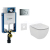 Geberit SET Kombifix 110.302.00.5 +WCzávesné Id.Stand. TESI Aquablade+sedSC+Sigma01ChrLesk