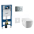 Geberit SET Duofix 111.300.00.5 +WCzávesné Tece One sprchov.Rimless+sedSC+Sigma01 ChrLesk