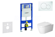 Geberit SET Duofix 111.300.00.6 +WCzávesné Duravit ME by Starck Riml.+sedSCaSigma01 Biele
