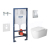 Grohe SET Duofix 38528001 +WCzávesné Duravit ME by Starck Rimless +sedSC +ScateCosmo Chróm