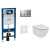 Geberit SET Duofix 111.300.00.5 +WCzávesné Id.Stand. TESI Rimless+sedSC +Sigma30 ChrM/Chr