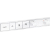 Hansgrohe 15381700 RAINSELECT Podomietková termostat.sprch. bat.,pre 3 funkcie, mat.biela