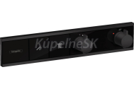 Hansgrohe 15380670 RAINSELECT Podomietková termostat. sprch. bat., 2 funkcie, matná čierna