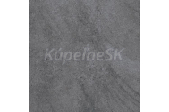 Rako KAAMOS INDUSTRIAL DAK65588 dlažba matn 59,8x59,8cm, čierna, rektif,mrazuvzd,1.tr.