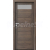 PORTA Doors SET Rámové dvere VERTE HOME C.1 so sklom, 3D fólia Dub šarlátový + zárubeň