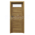 PORTA Doors SET Rámové dvere VERTE HOME C.1 so sklom, 3D fólia Agát medový + zárubeň