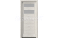 PORTA Doors SET Rámové dvere VERTE HOME C.2 so sklom, 3D fólia Nórska borovica + zárubeň