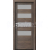 PORTA Doors SET Rámové dvere VERTE HOME C.4 so sklom, 3D fólia Dub šarlátový + zárubeň