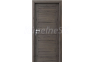 PORTA Doors SET Rámové dvere VERTE HOME D.0 plné, 3D fólia Dub tmavý + zárubeň