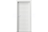 PORTA Doors SET Rámové dvere VERTE HOME D.0 plné, fólia Biela + zárubeň