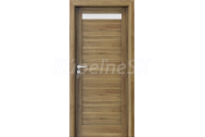 PORTA Doors SET Rámové dvere VERTE HOME D.1 so sklom, 3D fólia Agát medový + zárubeň