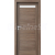 PORTA Doors SET Rámové dvere VERTE HOME D.1 so sklom, fólia Orech verona 2 + zárubeň