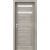 PORTA Doors SET Rámové dvere VERTE HOME D.2 so sklom, 3D fólia Agát strieborný + zárubeň