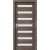 PORTA Doors SET Rámové dvere VERTE HOME D.7 so sklom, 3D fólia Dub šarlátový + zárubeň