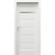 PORTA Doors SET Rámové dvere VERTE HOME H.1 so sklom, fólia Biela + zárubeň