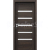 PORTA Doors SET Rámové dvere VERTE HOME H.5 so sklom, 3D fólia Dub tmavý + zárubeň