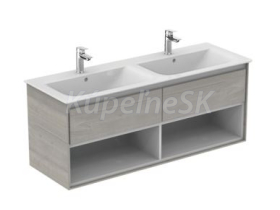 Ideal Standard E0831PS Connect Air skrinka pod dvojumývadlo 130cm-(dekor šedý lak dub)