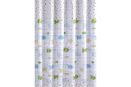 Aqualine Sprchový záves 180x180cm, vinyl, ryby