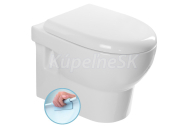 Aqualine ABSOLUTE závesná WC misa, Rimless, 50x35 cm, biela