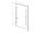 Aqualine LED podsvietené zrkadlo 100x80cm, gombíkový vypínač