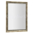 Sapho DEGAS zrkadlo v drevenom ráme 716x916mm, čierna/starobronz