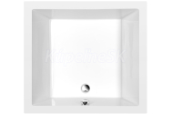 Polysan DEEP hlboká sprchová vanička s konštrukciou, obdĺžnik 100x90x26cm, biela