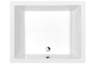 Polysan DEEP hlboká sprchová vanička s konštrukciou, obdĺžnik 110x90x26cm, biela