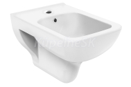 Aqualine BENE bidet závesný 35,5x50 cm, biela