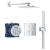 Grohe Grohtherm Cube - Sprchový set Rainshower Allure 230 s termostatom pod omietku, chróm