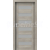 PORTA Doors Set BEZFALCOVÉ dvere KONCEPT C6, sklo Matné, 3D fólia Agát Strieborný +zárubňa