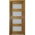 PORTA Doors Set BEZFALCOVÉ dvere VERTE PREMIUM A.4 skloMat, 3Dfólia Agát Medový+zárubeň
