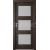 PORTA Doors Set BEZFALCOVÉ dvere VERTE PREMIUM B.3 skloMat, 3Dfólia Dub Tmavý+zárubeň
