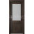 PORTA Doors Set BEZFALCOVÉ dvere VERTE PREMIUM C.1 skloMat, 3Dfólia Dub Tmavý+zárubeň