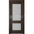 PORTA Doors Set BEZFALCOVÉ dvere VERTE PREMIUM C.2 skloMat, 3Dfólia Dub Tmavý+zárubeň