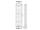 Aqualine BONDI vykurovacie teleso 600x1798mm, biela
