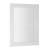 Aqualine FAVOLO zrkadlo v ráme 60x80 cm, biela mat