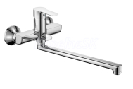 Bruckner BARON nástenná umývadlová/vaňová, rozteč 150mm, hubica 338mm, chróm
