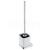 Nimco MAYA WC kefa s držiakom, biela keramika/chróm MA 29094KN-26
